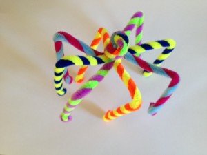 Pipe Cleaner Spiders